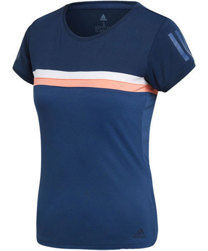 Playera Adidas Club Tee Climacool Mujer Azul Match Originals