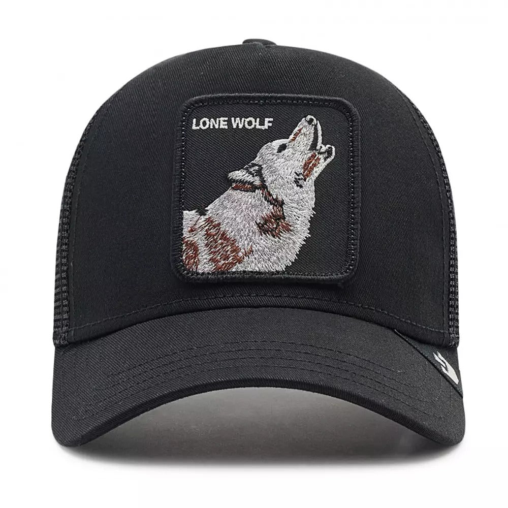 Gorra Goorin Bros Lone Wold Lobo - Negro