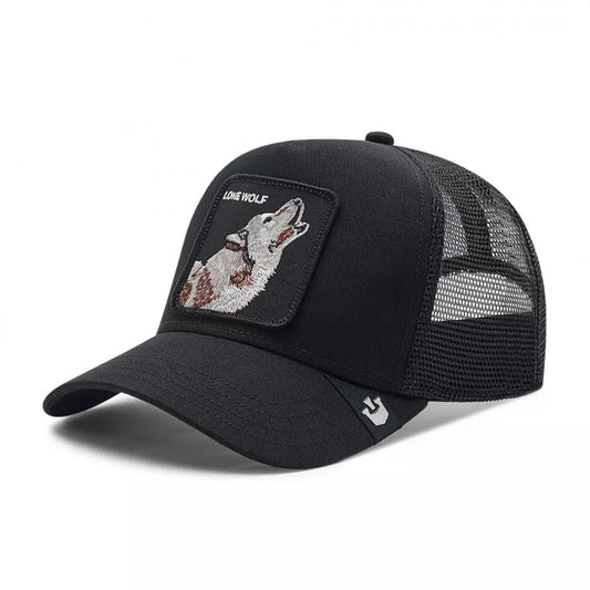 Gorra Goorin Bros Lone Wold Lobo - Negro