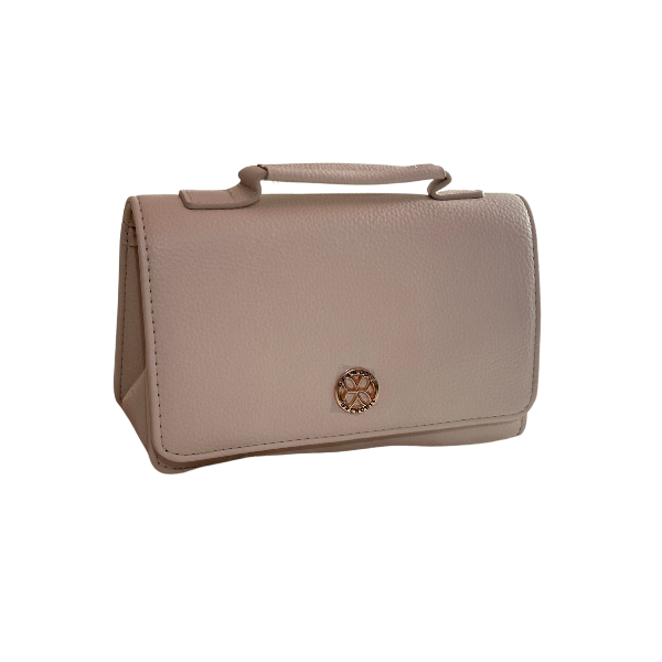 Bolsa Bandolera Crossbody y Monedero 3 Piezas - Color Beige