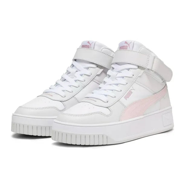 Tenis Puma Carina Street Mid - Blanco / Rosa