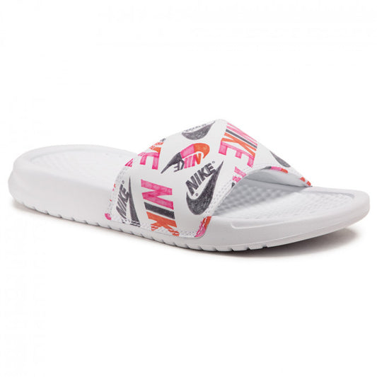 Sandalias Nike Benassi JDI Print - Blanco