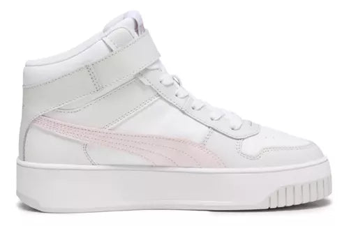 Tenis Puma Carina Street Mid - Blanco / Rosa