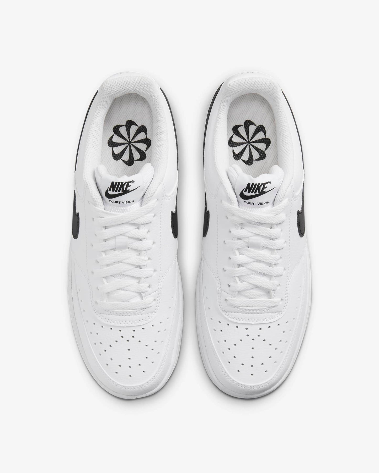 Tenis Nike Court Vision Low Next Nature - Blanco/Negro