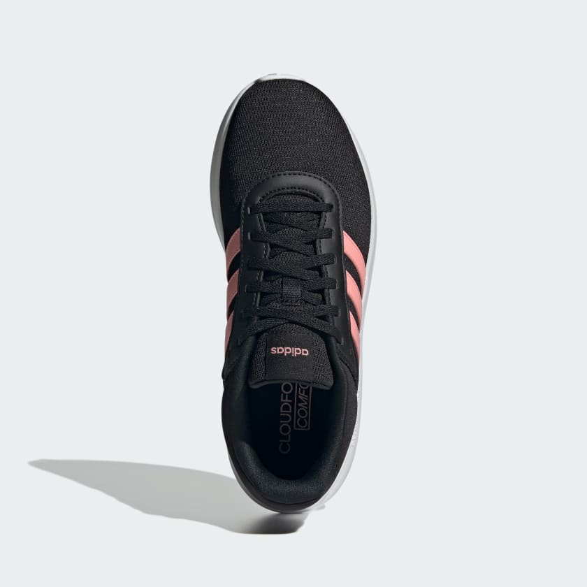 Tenis Adidas Lite Racer 4.0 - Negro/Rosa